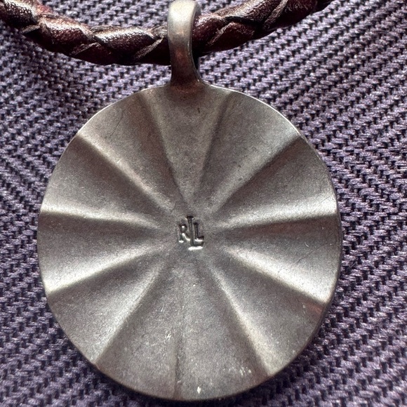 Brown and Silver Pendant Necklace Ralph Lauren - Picture 3 of 5